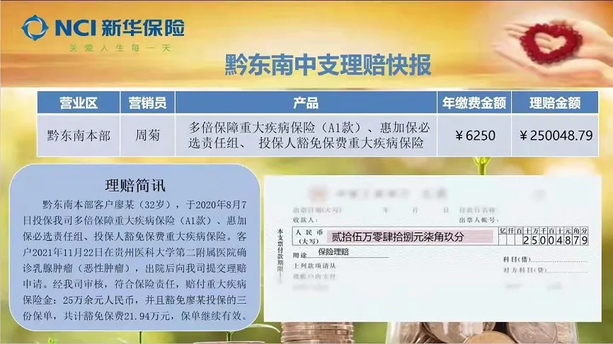 【新华人寿】便捷理赔优服务，温情后援迎开门