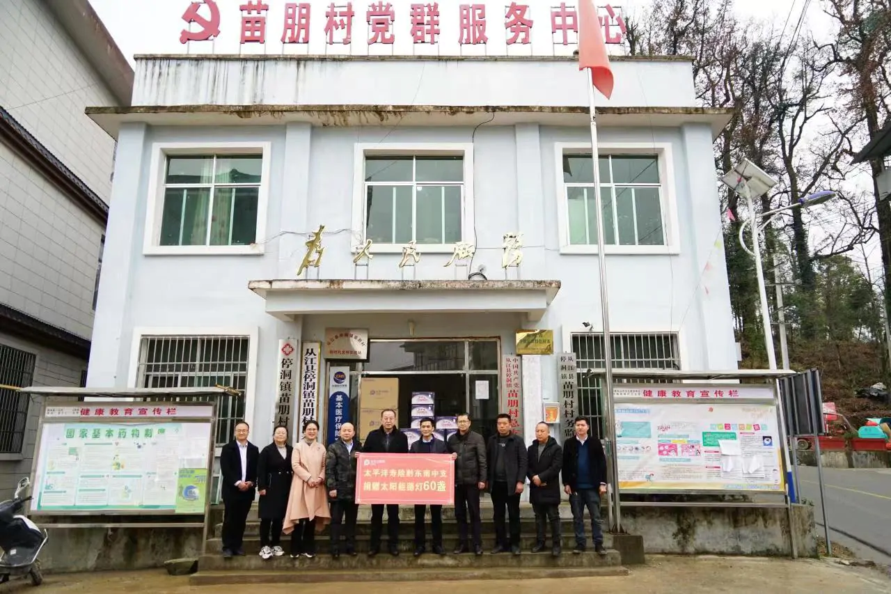 太保人寿黔东南中支点亮美丽乡村，照亮振兴之路