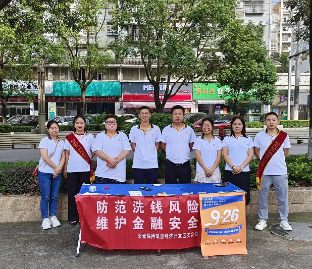 阳光财险黔东南中心支公司开展&ldquo;汇聚金融力量 共创美好生活&rdquo;五进入宣传活动