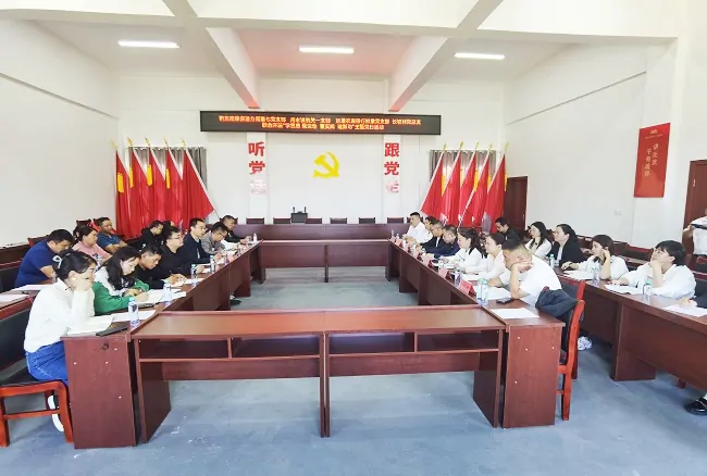 黔东南银保监分局第七党支部联合湾水镇机关一支部、凯里农商银行凯棠党支部与长坡村党总支开展&ldquo;学思想 强党性 重实践 建新功&rdquo;主题党日活动