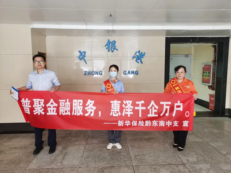 新华保险黔东南中支开展&ldquo;普惠金融推进月&rdquo;宣传进社区活动