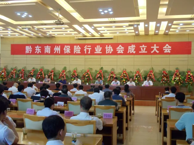 黔东南苗族侗族自治州保险行业协会成立