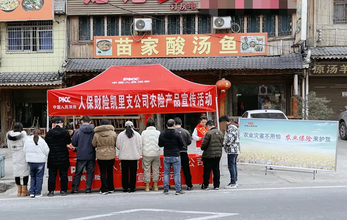 人保财险黔东南凯里支公司： 冬季农险宣传忙