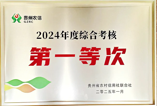 喜讯！岑巩农信联社荣获贵州农信2024年度综合考核&ldquo;第一等次&rdquo;和&ldquo;进步之星&rdquo;