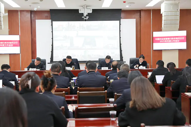 农发行黔东南州分行召开2025年党的建设与业务经营工作会议
