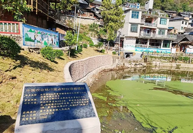 农业银行帮扶的黄平县重安镇塘都村乡村建设和环境整治项目.jpg